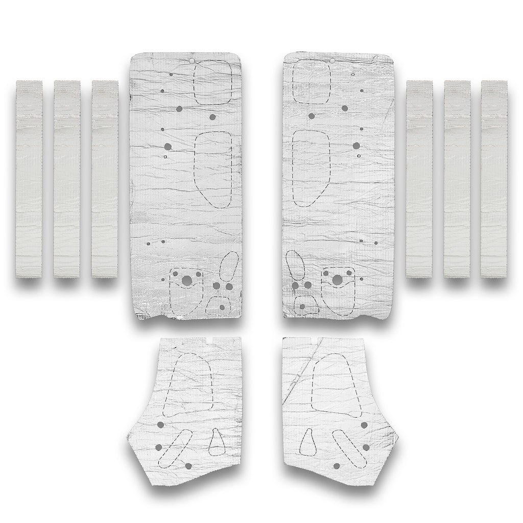 FLATLINE BARRIERS TABZ6009 69-70 Ford Mustang Coupe Door Insulation Kit