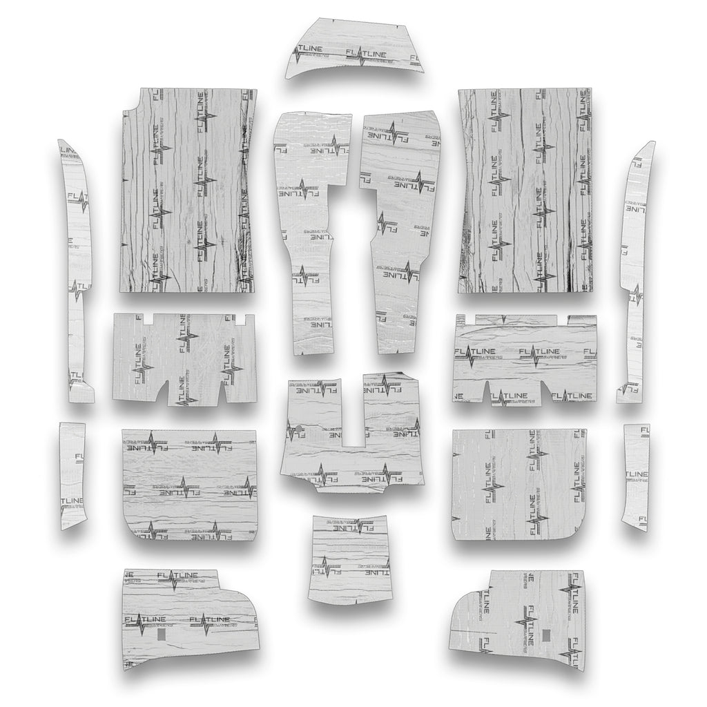 FLATLINE BARRIERS TABZ6012 71-73 Ford Mustang Coupe Floor Insulation Kit