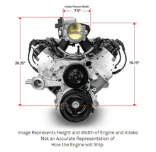 Load image into Gallery viewer, BluePrint Engines BPP822112 GM LS Compatible Intake Man, BPE Logo, LS3 / L92, Aluminum Black, 102mm Bore