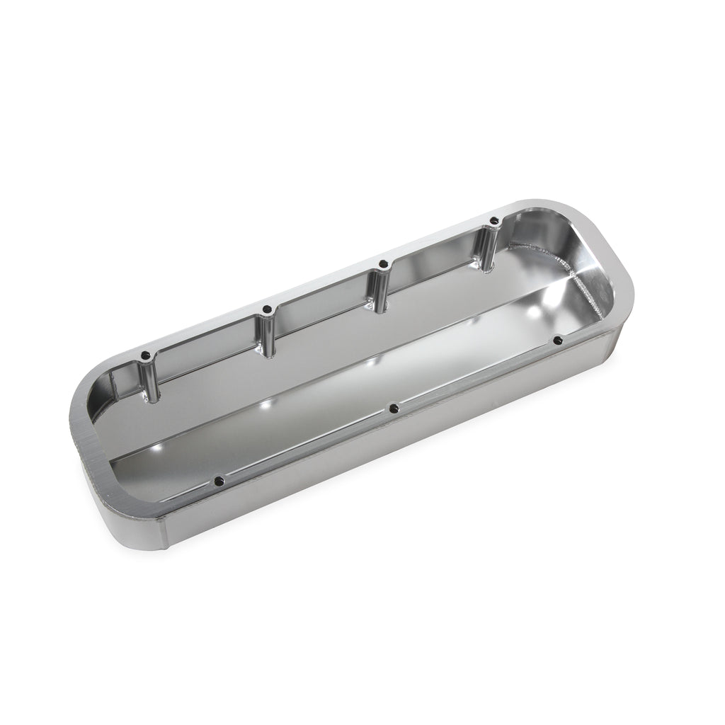 Fabricated-Aluminum-Valve-Cover---Big-Block-Chevy---Silver-Finish