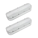 Quick Fuel 128-23QFT  Fabricated Aluminum Valve Cover - Big Block Chevy - Silver Finish