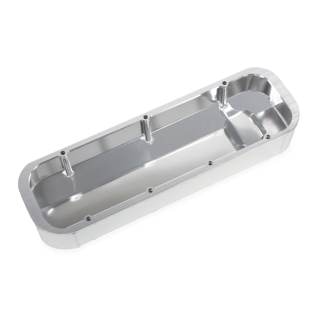 Fabricated-Aluminum-Valve-Cover---Big-Block-Chevy---Silver-Finish