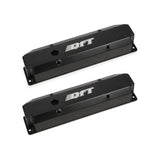 Quick Fuel 128-25BQFT  Fabricated Aluminum Valve Cover - Big Block Chrysler - Black Finish
