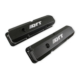 Quick Fuel 128-21BQFT  Fabricated Aluminum Valve Cover - Ford Fe - Black Finish