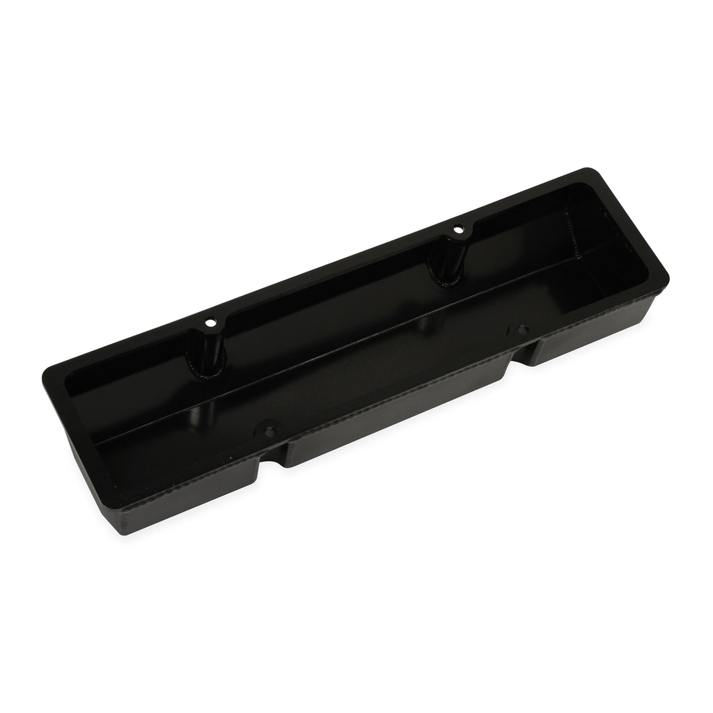 Fabricated-Aluminum-Valve-Cover---Small-Block-Chevy--Black-Finish