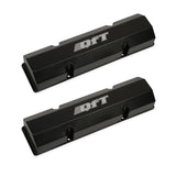Quick Fuel 128-28BQFT  Fabricated Aluminum Valve Cover - Small Block Chevy- Black Finish
