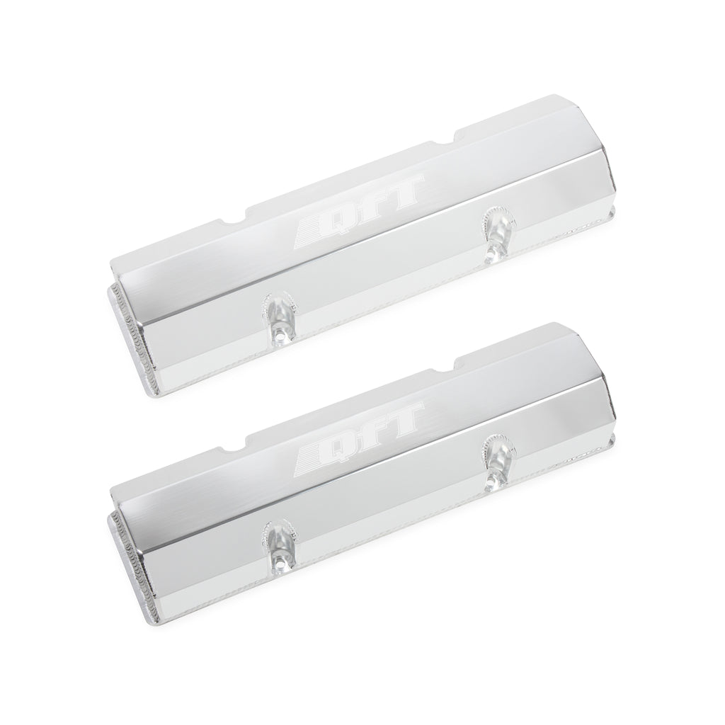 Fabricated-Aluminum-Valve-Cover---Small-Block-Chevy--Silver-Finish