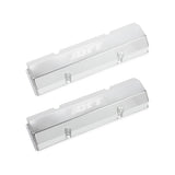 Quick Fuel 128-28QFT  Fabricated Aluminum Valve Cover - Small Block Chevy- Silver Finish