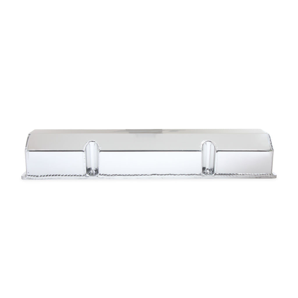 Fabricated-Aluminum-Valve-Cover---Small-Block-Chevy--Silver-Finish