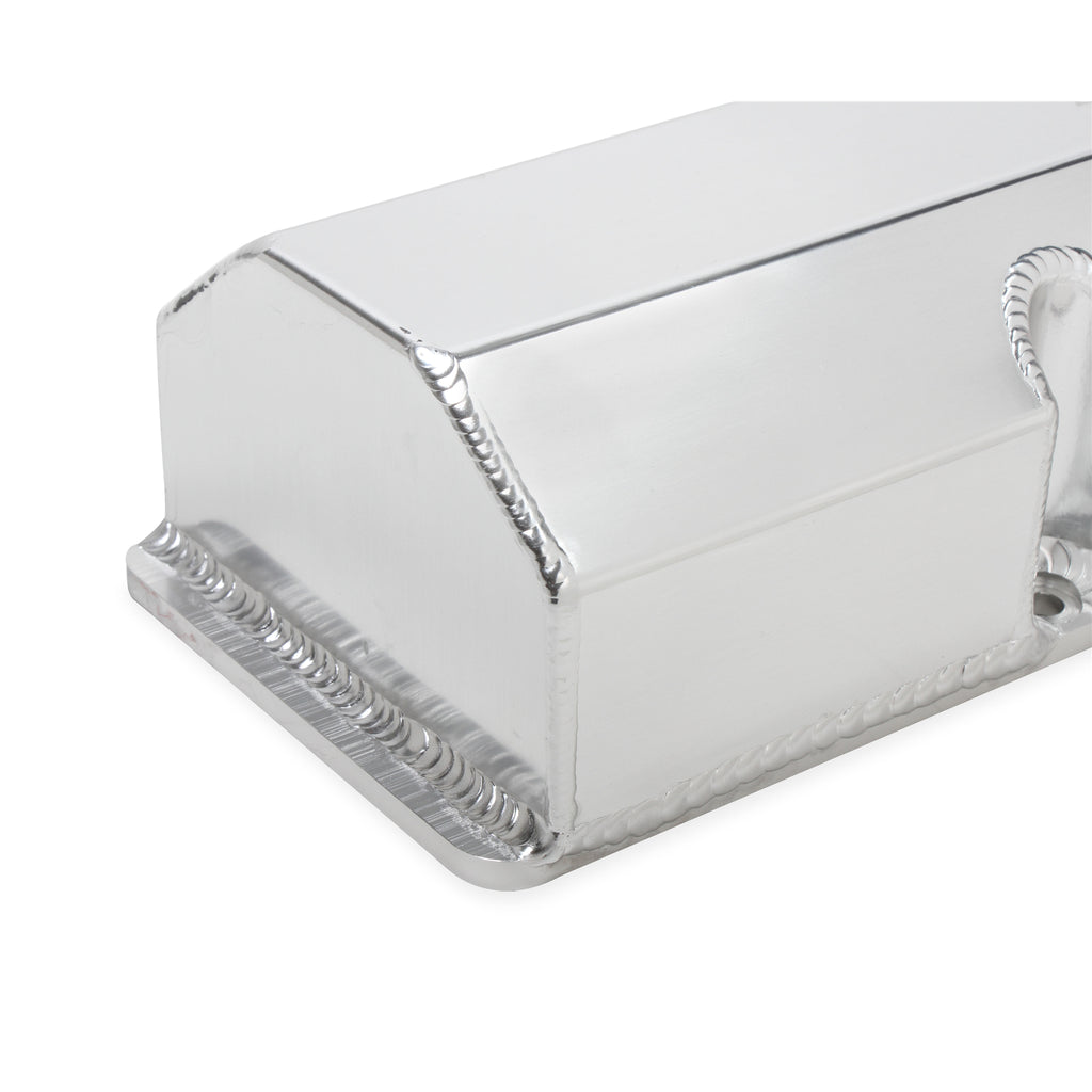 Fabricated-Aluminum-Valve-Cover---Small-Block-Chevy--Silver-Finish