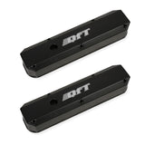 Quick Fuel 128-24BQFT  Fabricated Aluminum Valve Cover - Small Block Chrysler - Black Finish