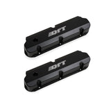 Quick Fuel 128-29BQFT  Fabricated Aluminum Valve Cover - Small Block Ford- Black Finish