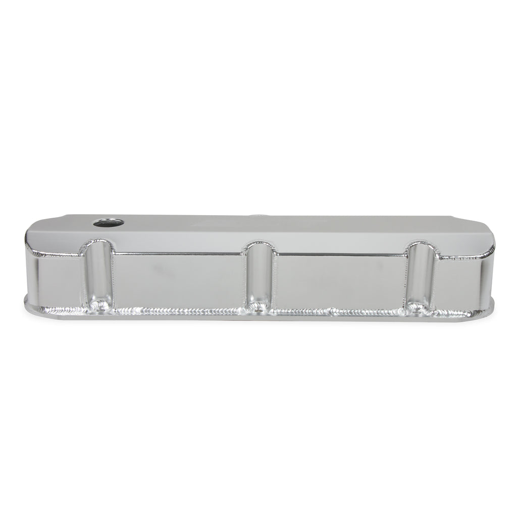 Fabricated-Aluminum-Valve-Cover---Small-Block-Ford--Silver-Finish