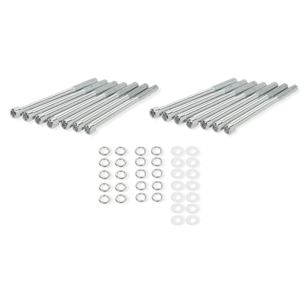 Fabricated-Aluminum-Valve-Cover---Small-Block-Ford--Silver-Finish