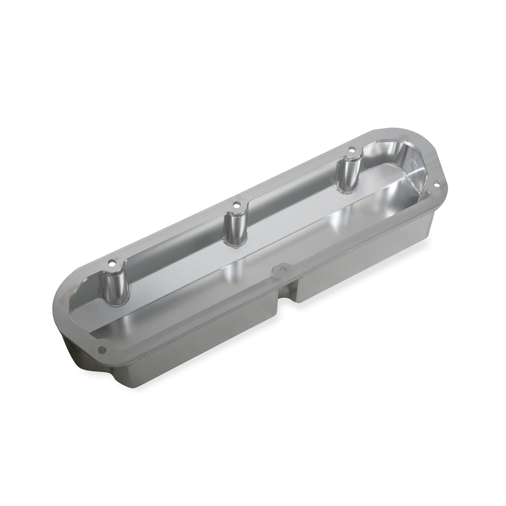 Fabricated-Aluminum-Valve-Cover---Small-Block-Ford--Silver-Finish