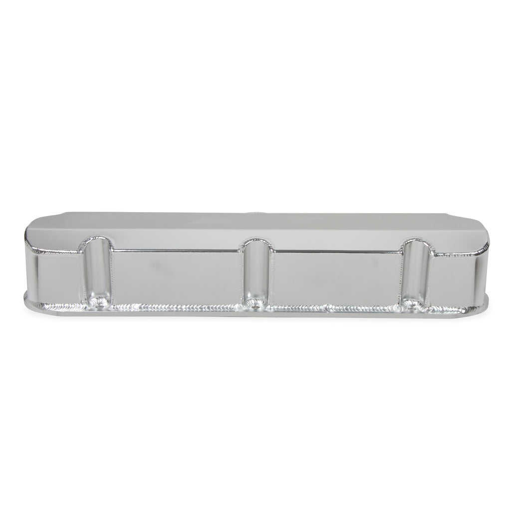 Fabricated-Aluminum-Valve-Cover---Small-Block-Ford--Silver-Finish