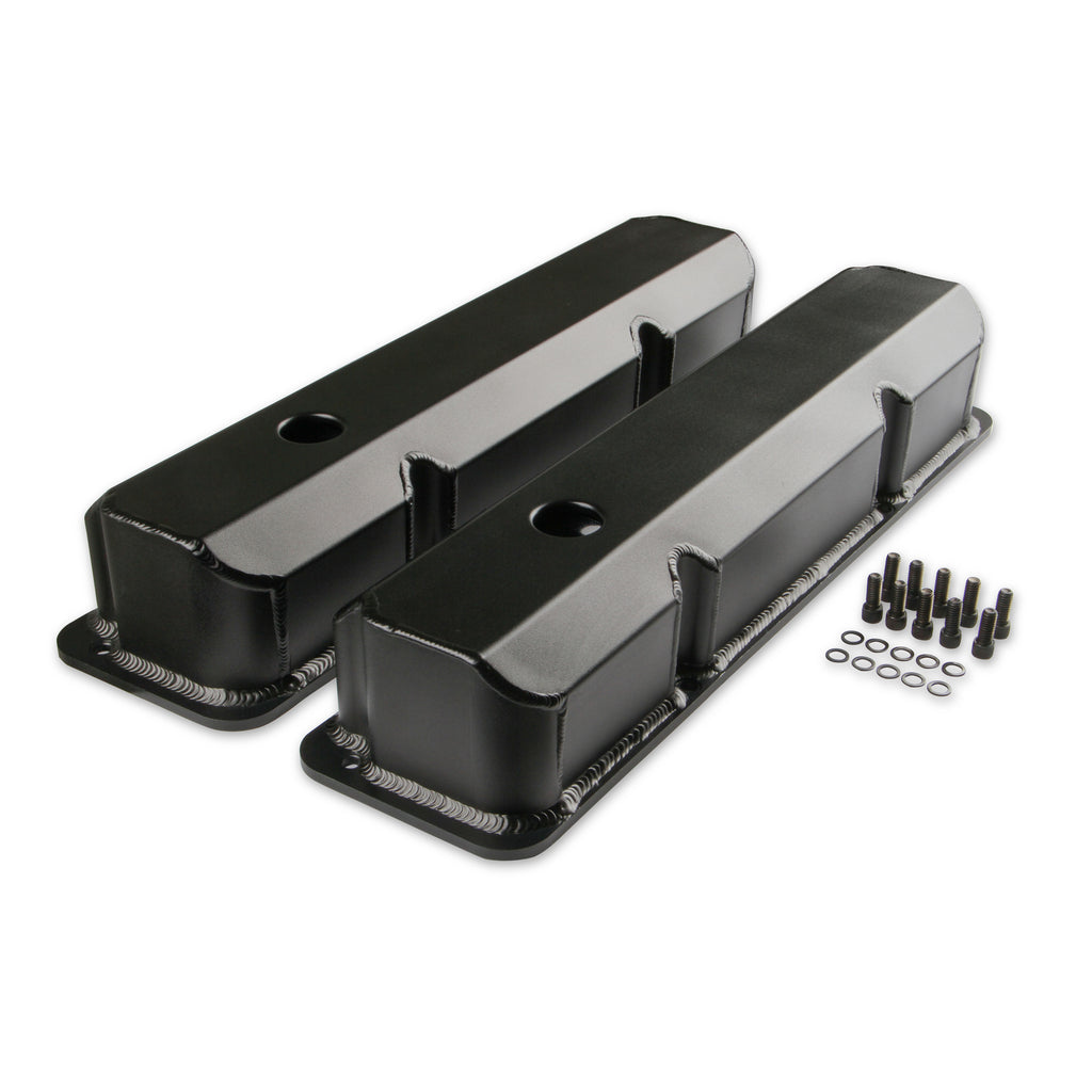 Fabricated-Aluminum-Valve-Covers---Black-Finish