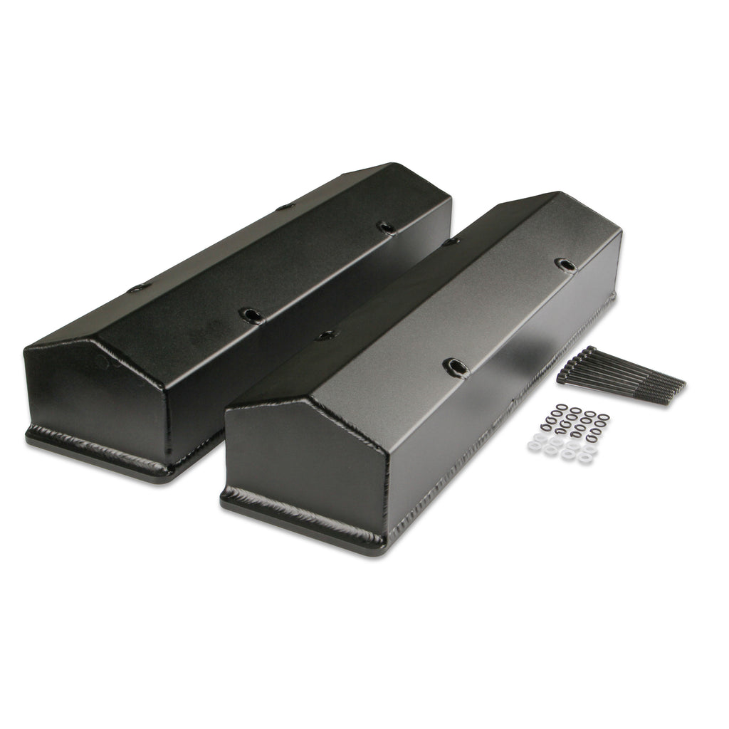 Fabricated-Aluminum-Valve-Covers---Black-Finish