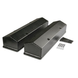 Mr. Gasket 6811BG  Fabricated Aluminum Valve Covers - Black Finish