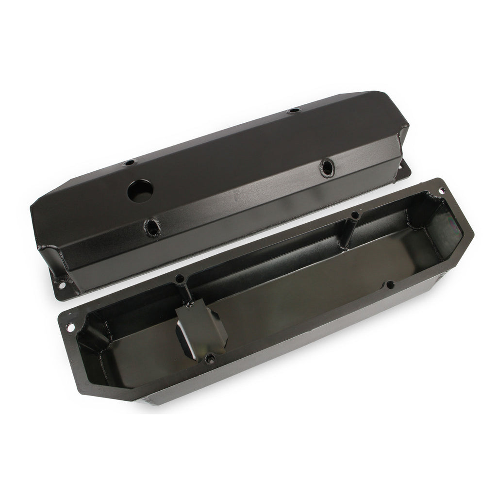 Fabricated-Aluminum-Valve-Covers---Black-Finish