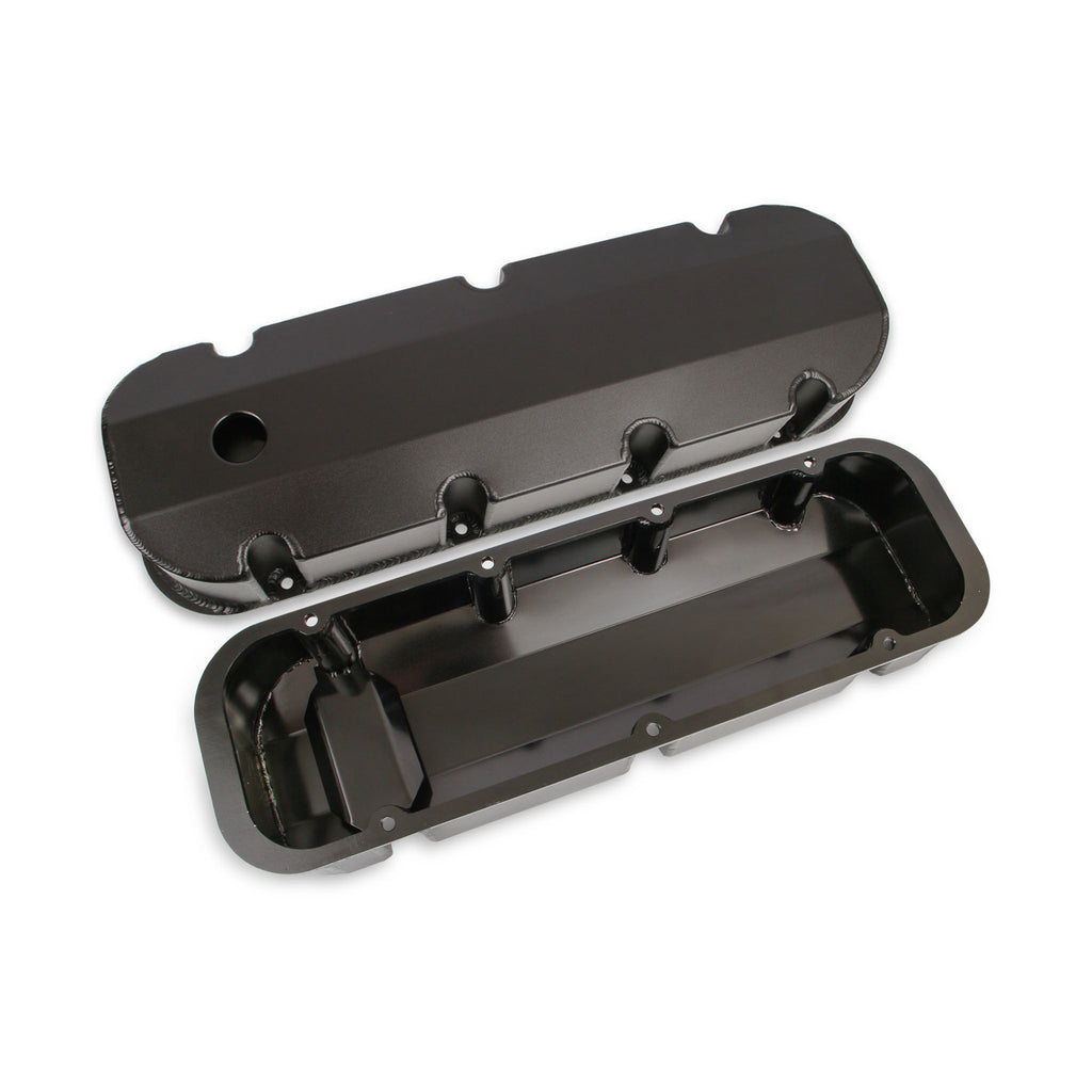 Fabricated-Aluminum-Valve-Covers---Black-Finish