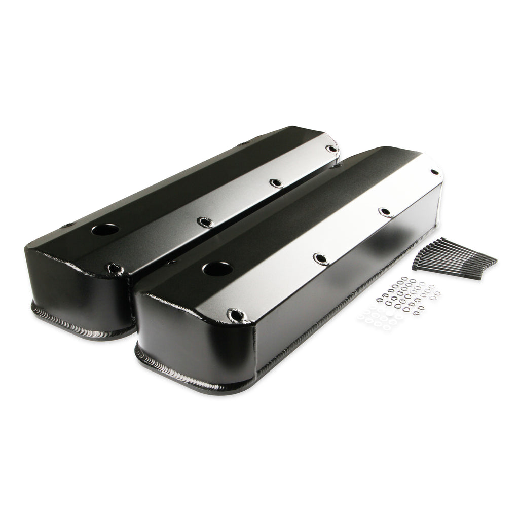 Fabricated-Aluminum-Valve-Covers---Black-Finish