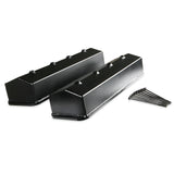 Mr. Gasket 6813BG  Fabricated Aluminum Valve Covers - Black Finish