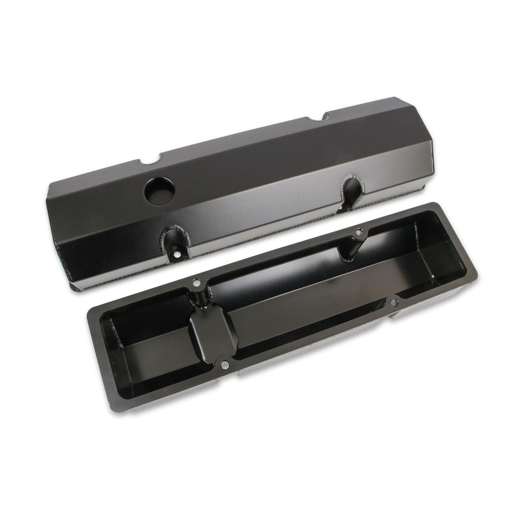 Fabricated-Aluminum-Valve-Covers---Black-Finish