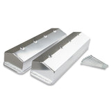 Mr. Gasket 6812G  Fabricated Aluminum Valve Covers - Silver Finish