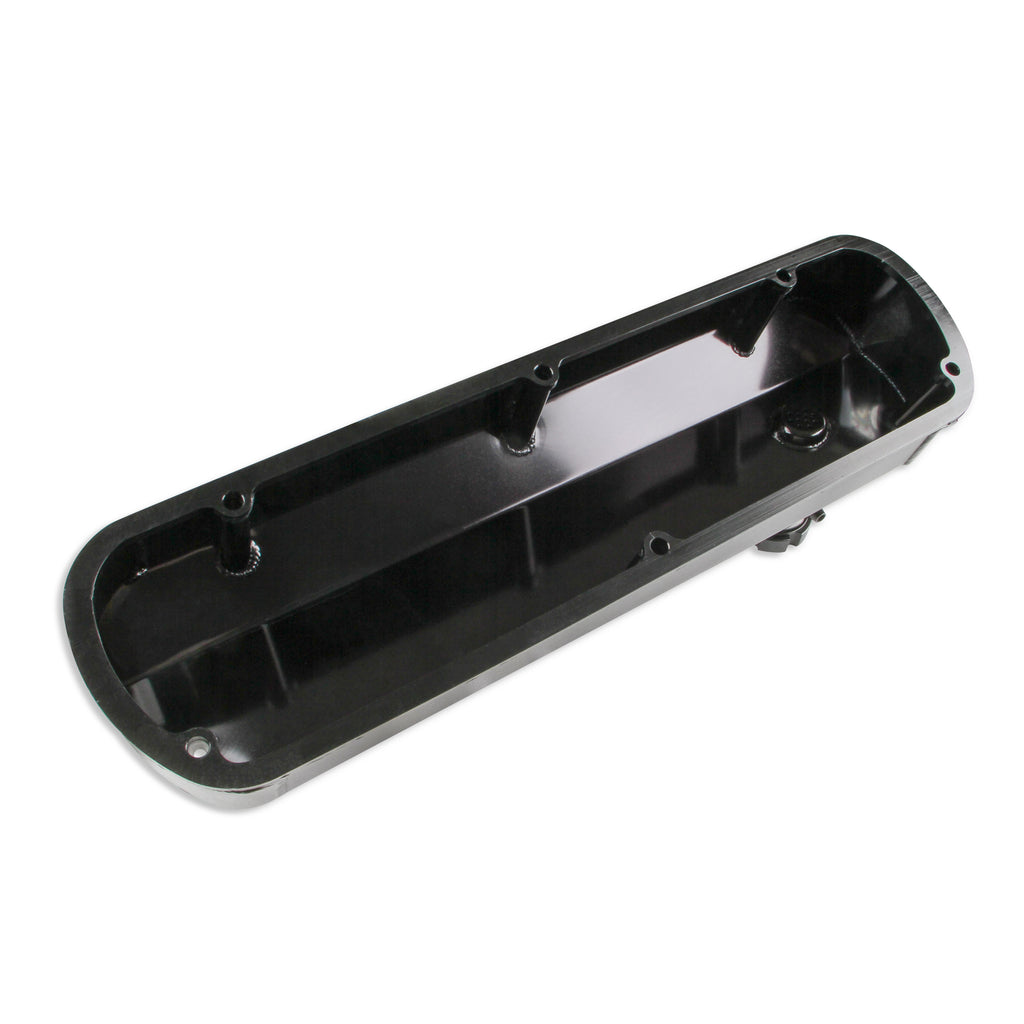 Fabricated-Aluminum-Valve-Covers---Tapered-Edge---Black
