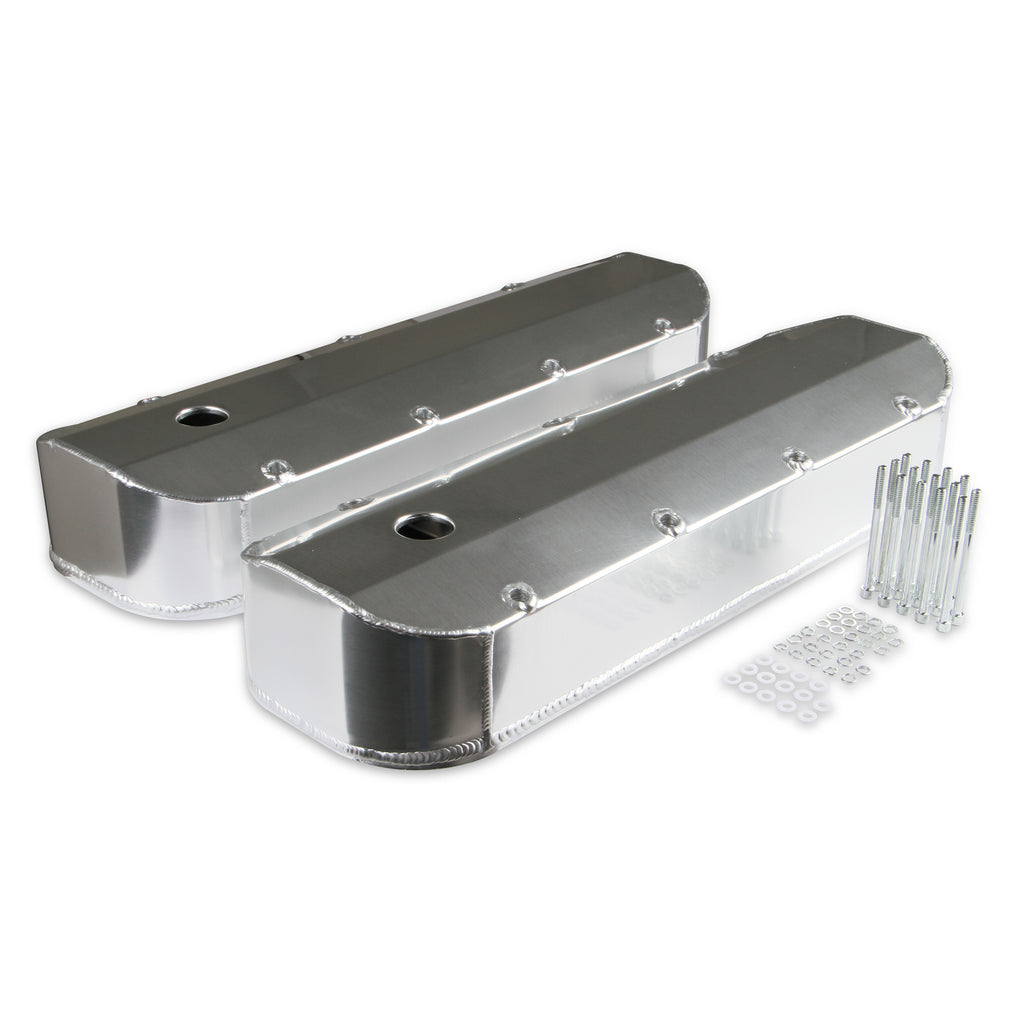 Fabricated-Aluminum-Valve-Covers-With-Breather-Holes---Long-Bolt