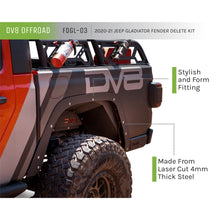 Load image into Gallery viewer, Fdgl-03-20-22-Jeep-Gladiator-Jt-Fender-Delete-Set-Front-And-Rear