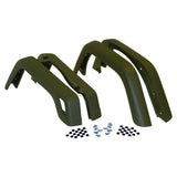 Crown Automotive 55254918K Fender Flare Kit, Left and Right, Front & Rear, Black Textured, 3-3/4