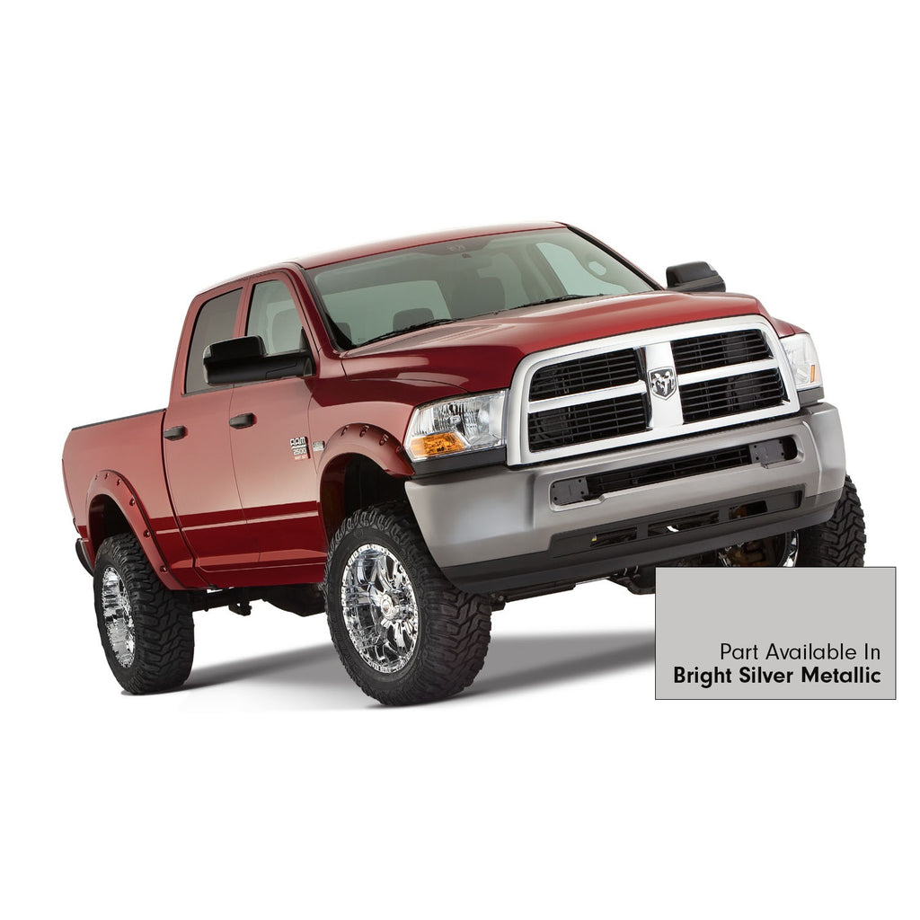 Fender-Flares-Pocket-Style-Color-Bright-Silver-Metallic-Smooth-Finish-4-Pc