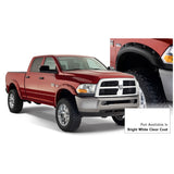 Bushwacker 50919-15 Fender Flares Pocket Style-Color Bright White Clear Coat Smooth Finish 4 Pc