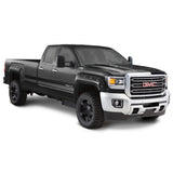 Bushwacker 40974-34 Fender Flares Pocket Style-Color Onyx Black Smooth Finish 4 Pc