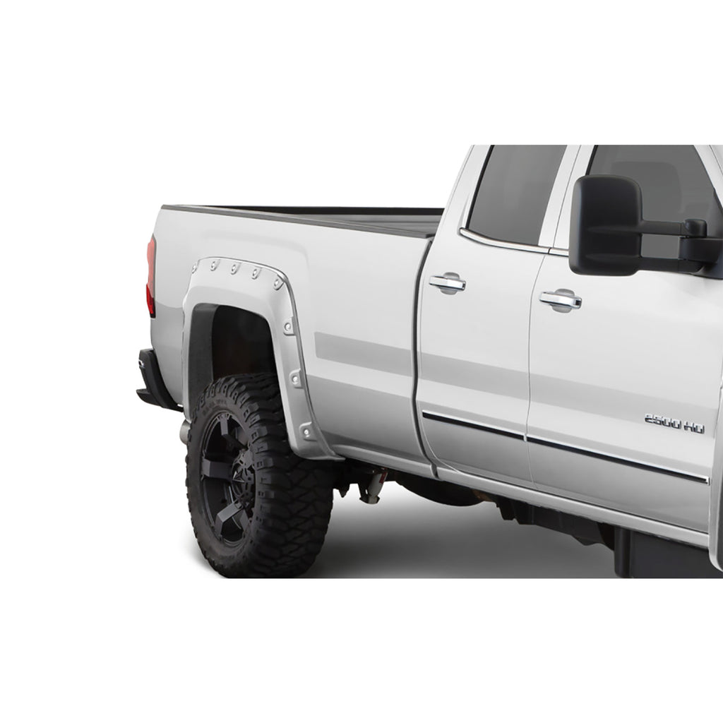 Fender-Flares-Pocket-Style-Color-Summit-White-Smooth-Finish-4-Pc