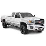 Bushwacker 40967-14 Fender Flares Pocket Style-Color Summit White Smooth Finish 4 Pc