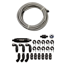 Load image into Gallery viewer, FiTech Fuel Injection 51005 Go Fuel AN-6 PTFE Stainless Steel 20 Ft Hose Kit