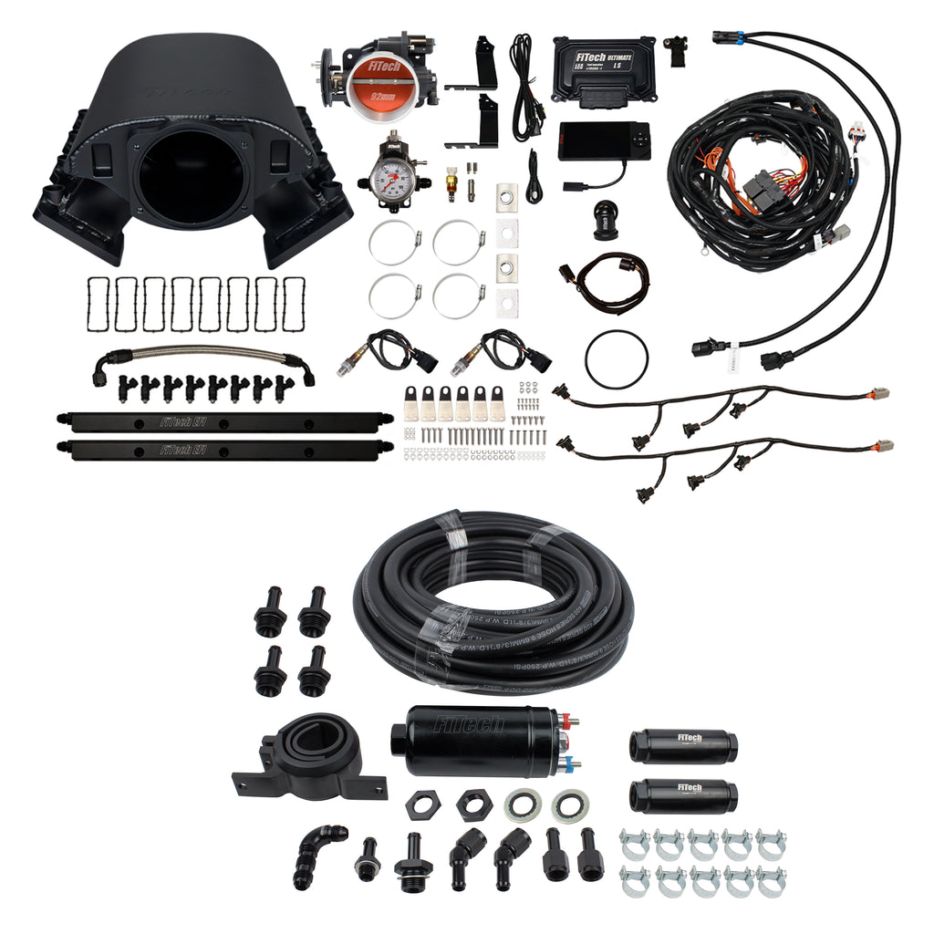 FiTech Fuel Injection 71088 Ultimate Rebel LS 500 HP EFI System Master Kit