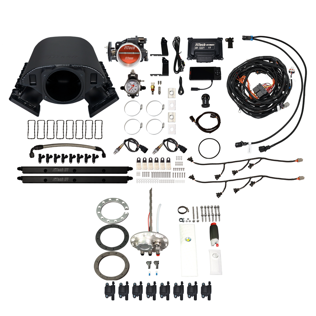 FiTech Fuel Injection 78888 Ultimate Rebel LS 500 HP EFI System Master Kit