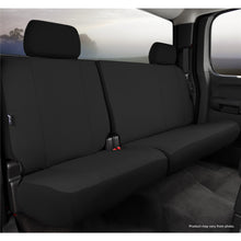 Load image into Gallery viewer, Fia-Black-Poly-Cotton-Rear-Seat-Cover-;-21-24-Bronco-4-Door-Rear-6040-Split-With-Built-In-Center-Seat-Belt