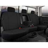 Fia Inc. SP82-53 BLACK SP80 Series - Seat Protector Poly-Cotton Custom Fit Rear Seat Cover - Black