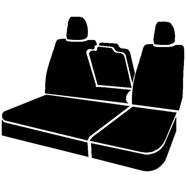 Fia-Black-Poly-Cotton-Rear-Seat-Cover;-19-24-Ram-1500-Rear-4060-ArmrestStorage-Compartment-With-Cup-Holder