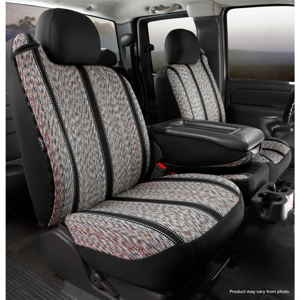 Fia-Black-Saddle-Blanket-Front-Seat-Cover-;-03-06-SilveradoSierra-1500-402040-Front