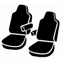 Load image into Gallery viewer, Fia-Black-Saddle-Blanket-Front-Seat-Cover-;-09-23-Econoline-Front-Bucket-Seats-With-Built-In-Headrests