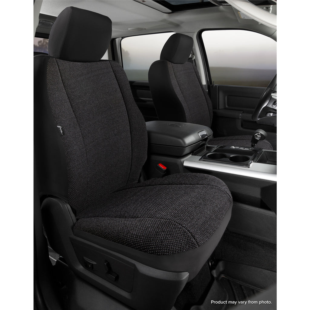 Fia-Black-Saddle-Blanket-Front-Seat-Cover-;-19-24-SilveradoSierra-1500-20-24-Hd-Front-Buckets