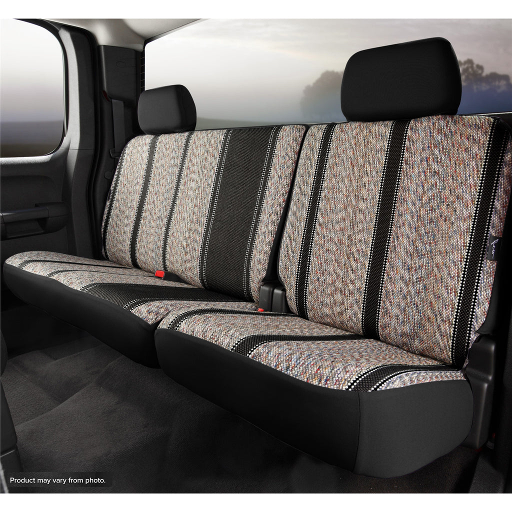 Fia-Black-Saddle-Blanket-Rear-Seat-Cover-;-11-16-Super-Duty-Extended-Cab-4060-Rear