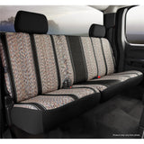 Fia Inc. TR42-67 BLACK TR40 Series - Wrangler Saddleblanket Custom Fit Rear Seat Cover - Black