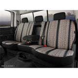 Fia Inc. TR42-66 BLACK TR40 Series - Wrangler Saddleblanket Custom Fit Rear Seat Cover - Black